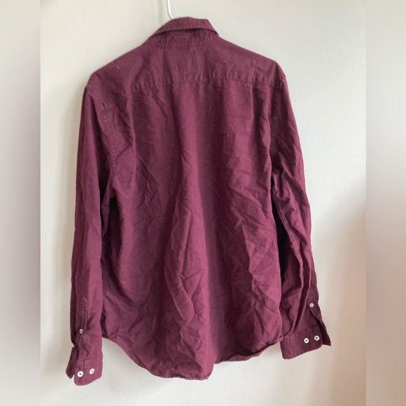 Express Men’s maroon button down - Picture 2 of 6
